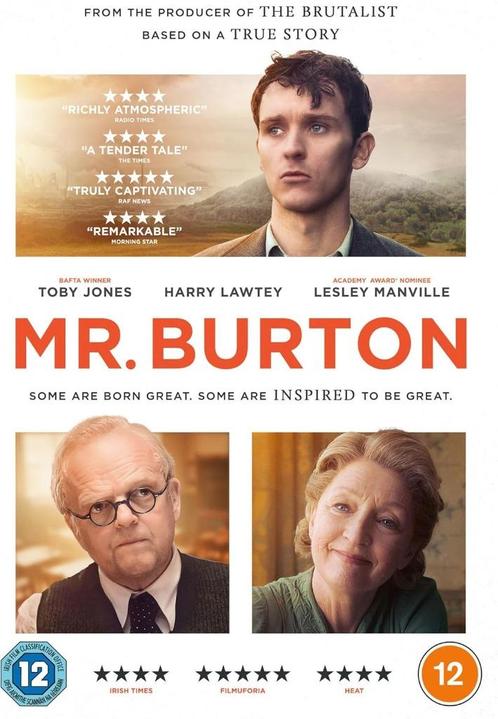 dvd Mr Burton Toby Jones R2 new, Cd's en Dvd's, Dvd's | Filmhuis, Nieuw in verpakking, Overige gebieden, Alle leeftijden, Verzenden