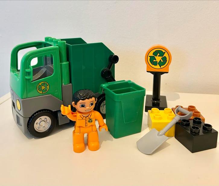Duplo 4659 - Vuilniswagen, Kinderen en Baby's, Speelgoed | Duplo en Lego, Gebruikt, Duplo, Complete set, Ophalen of Verzenden