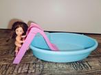 Barbie zwembad met glijbaan, Ophalen, Zo goed als nieuw, Barbie