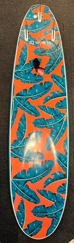 Surfboard Olaian 7’8 Softtop, Watersport en Boten, Golfsurfen, Ophalen, Nieuw, Longboard, Met koord