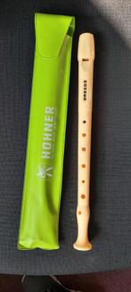 Hohner Blokfluit 9508, Ophalen of Verzenden, Zo goed als nieuw, Sopraan of Sopranino, Met koffer, hoes of etui
