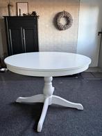 Zo goed als nieuwe Ikea Ingatorp 6 pers. eettafel., Huis en Inrichting, Ophalen, Rond, Vijf personen of meer, Overige houtsoorten