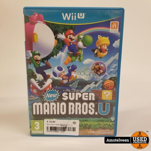 Wii U Game: Super Mario Bros U, Spelcomputers en Games, Games | Nintendo Wii U, Gebruikt