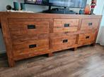 Teak houten dressoir met lades, Huis en Inrichting, Kasten | Dressoirs, Ophalen