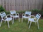 4 vintage retro tuinstoelen, Ophalen, Overige typen
