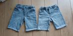 Lichtgrijze korte jeans Hema 152 - prijs per stuk, Jongen, Ophalen of Verzenden, Broek, Zo goed als nieuw