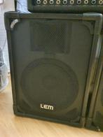 Vintage Peavey XR 600 versterker + 2x LEM speakers, Ophalen, Gebruikt, Minder dan 500 watt, Overige typen