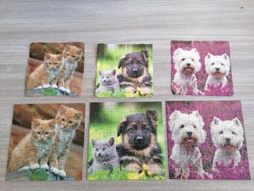 Ravensburger puzzel 3x49 stukjes – puppy’s en kittens beschikbaar voor biedingen