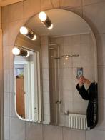 badkamer spiegel met 3 lampen 60 x 80, Overige typen, Zo goed als nieuw, Minder dan 25 cm, Minder dan 100 cm