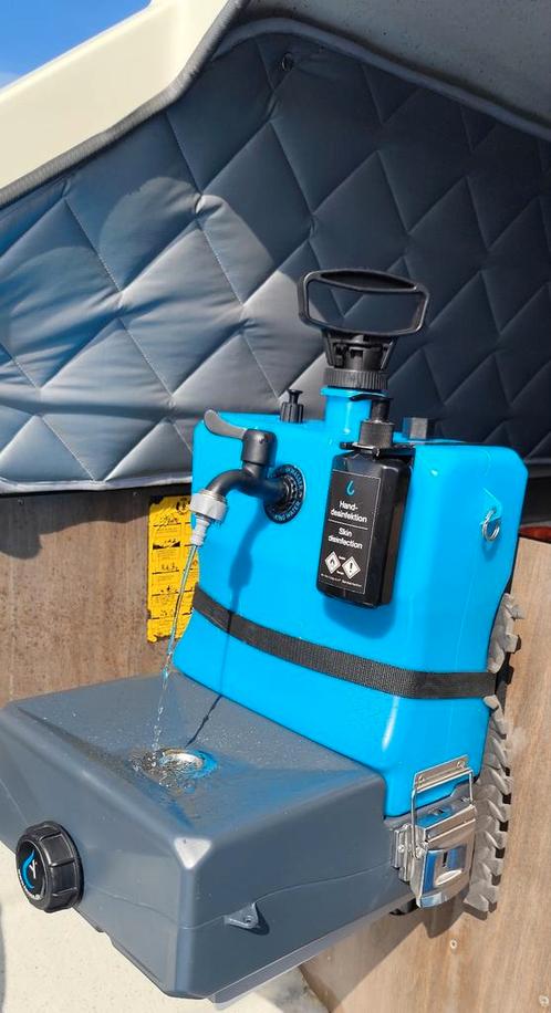 Mobiele Kunststof Watertank, Wasbak, Douche, Wasstation zgan, Watersport en Boten, Bootonderdelen, Zo goed als nieuw, Zeilboot of Motorboot