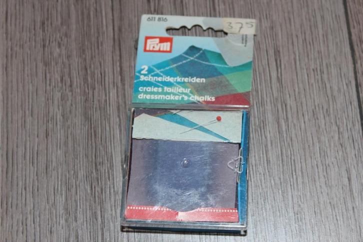 Prym Kleermakerskrijt 2 stuks - blauw/roze - 611816 #2358, Hobby en Vrije tijd, Naaien en Fournituren, Nieuw, Overige typen, Ophalen of Verzenden