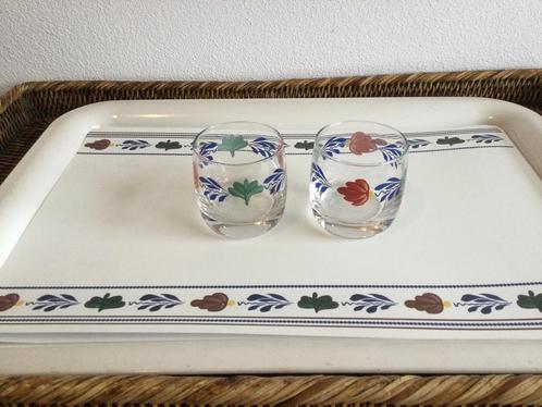Boerenbont  (Sap/Whisky glazen), Antiek en Kunst, Antiek | Servies los, Ophalen of Verzenden