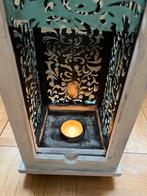 Windlicht decoratief, Huis en Inrichting, Woonaccessoires | Kandelaars en Kaarsen, Ophalen of Verzenden, Gebruikt, Minder dan 25 cm