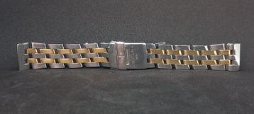 Breitling pilot band bracelet two tone 18kr goud  beschikbaar voor biedingen