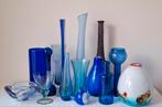 Collectie blauw glas, Ophalen, Blauw, Minder dan 50 cm, Glas