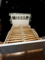 IKEA Hemnes bed 140x200 met lattenbodem, Gebruikt, Wit, Twijfelaar, 200 cm