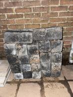 24x Wallblock Tumbled 12x12x30cm Zeeuws Bont, Doe-het-zelf en Verbouw, Metselstenen, Ophalen, Nieuw, Bakstenen