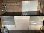 Keukenblok 180 x 60 stenen blad, Huis en Inrichting, Keuken | Complete keukens, Ophalen, Gebruikt, Overige typen