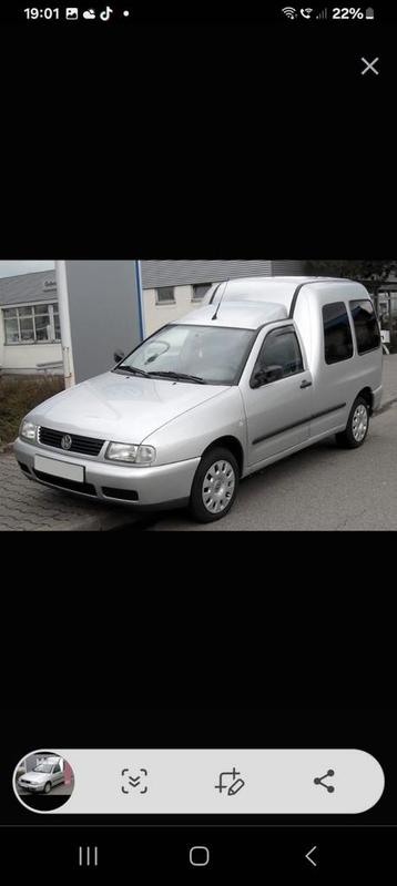 Volkswagen caddy seat inca imperiaal  1995 -2003 rvs equinox beschikbaar voor biedingen