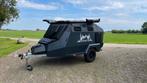 Robuste 2 persoons off-road, teardrop, mini caravan, Caravans en Kamperen, Caravans, Rondzit, Tot en met 2, Bedrijf, Luifel