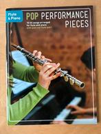 Pop performance pieces dwarsfluit met piano, Gebruikt, Dwarsfluit of Piccolo, Ophalen of Verzenden, Artiest of Componist