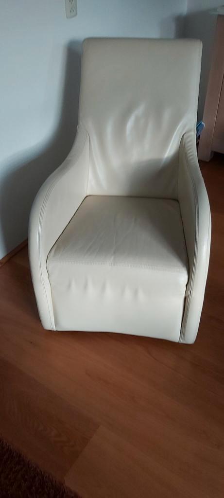 Fauteuils, Huis en Inrichting, Fauteuils, Leer, 75 tot 100 cm, Ophalen