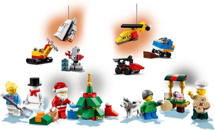 Lego City 60201 Adventskalender 2018 kerst, Kinderen en Baby's, Speelgoed | Duplo en Lego, Zo goed als nieuw, Lego, Complete set