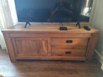 Televisie / tv meubel teak hout, Huis en Inrichting, Kasten | Televisiemeubels, Ophalen, 100 tot 150 cm, Teakhout, Zo goed als nieuw
