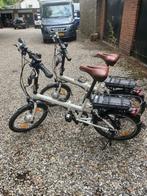 Te koop 2 E-bike vouwfietsen, Fietsen en Brommers, Fietsen | Vouwfietsen, Gebruikt, Versnellingen, Totaal opvouwbaar, Ophalen