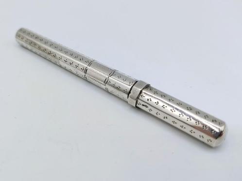 Zilveren naaldenkoker, Chr. Reus, Schoonhoven, ca. 1900, Antiek en Kunst, Antiek | Goud en Zilver, Zilver, Verzenden