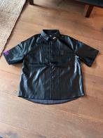 Artcore Zwart Leren Blouse / T-shirt, Kleding | Heren, Overhemden, Ophalen of Verzenden, Zo goed als nieuw, Zwart