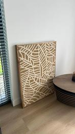 Prachtig wandpanneel met “ tapijt wol” abstract blad, Antiek en Kunst, Ophalen