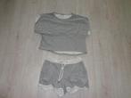 grijze korte broek en shirt van MBYM, maat M/L ., Kleding | Dames, Overige Dameskleding, Ophalen of Verzenden, Gedragen
