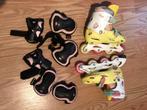 Skeelers nijdam junior geelrose 34/37 met beschermers (1), Sport en Fitness, Skeelers, Ophalen of Verzenden, Gebruikt, Inline skates 4 wielen