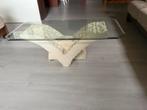 Salontafel met glasplaat, Ophalen, 100 tot 150 cm, 50 tot 100 cm, Minder dan 50 cm