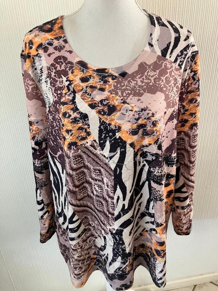 steilmann maat 52/54 valt als 50 oksel totoksel 70 cm, Kleding | Dames, Grote Maten, Zo goed als nieuw, Blouse of Tuniek, Ophalen of Verzenden