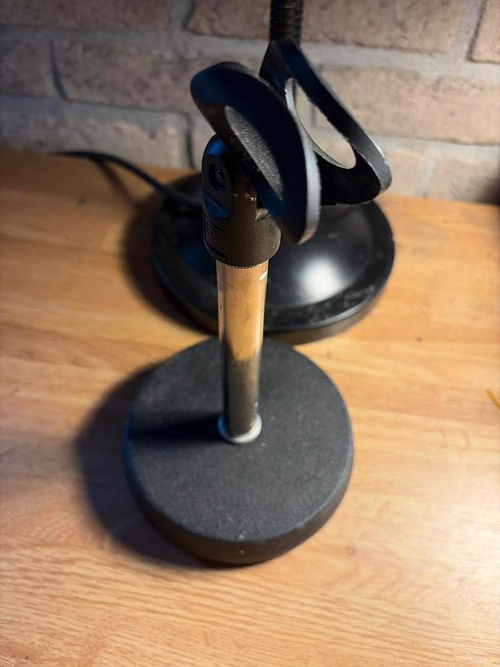 Bureau Microfoonstandaard - Compact en Handig, Muziek en Instrumenten, Standaards, Gebruikt, Instrumentstandaard, Microfoon, Ophalen