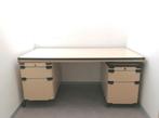 Vintage metalen bureau, Ophalen, Gebruikt