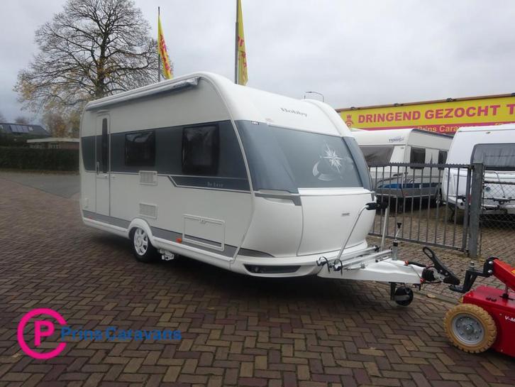 Hobby De luxe 440 SF Met Mover en Airco!, Caravans en Kamperen, Caravans, Bedrijf, tot en met 4, 1000 - 1250 kg, Hobby, 6 tot 7 meter