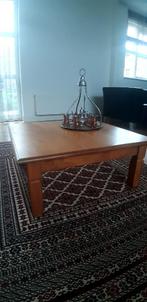 Salontafel massief Teakhout 80 x 80 cm, Huis en Inrichting, Tafels | Salontafels, Ophalen, 50 tot 100 cm, 50 tot 100 cm, Zo goed als nieuw