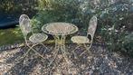 Ijzeren tuinsetje, Tuin en Terras, Tuinsets en Loungesets, Ophalen of Verzenden, Zo goed als nieuw, Overige materialen, 2 zitplaatsen