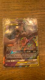 Mewtwo&Mew tag team, Ophalen of Verzenden, Zo goed als nieuw, Losse kaart, Foil