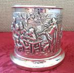 Douwe Egberts Lepelvaasje. Verzilverd., Overige materialen, Overige typen, Ophalen of Verzenden, Zo goed als nieuw