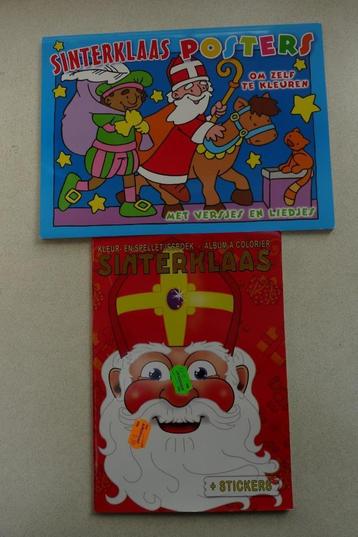 Nieuw sinterklaas poster kleurboek + een kleur en spelletjes beschikbaar voor biedingen