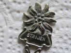 Lepeltje Strijen, afbeelding Edelweiss, Verzamelen, Verzenden, Gebruikt