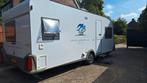 Knaus Eurostar style 550 nette caravan., Caravans en Kamperen, Caravans, Frans bed, Particulier, 5 tot 6 meter, 1250 - 1500 kg