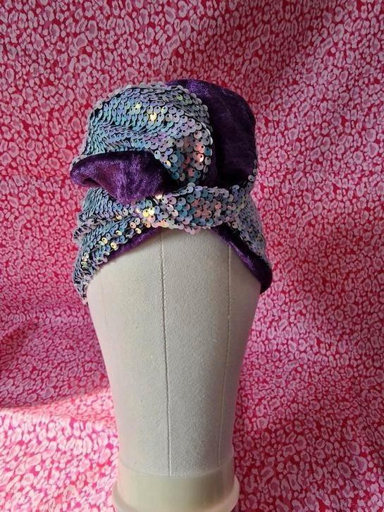 Haarband glitterwrap hairwrap, Kleding | Dames, Carnavalskleding en Feestkleding, Nieuw, Carnaval, Ophalen of Verzenden