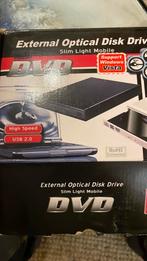 Ecterne disk drive, Ophalen of Verzenden, Zo goed als nieuw