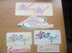 STICKERSET TWINS, QUASAR EN CAMELLIA, Ophalen of Verzenden