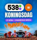538 ticket koningsdag, Tickets en Kaartjes, Evenementen en Festivals, Eén persoon